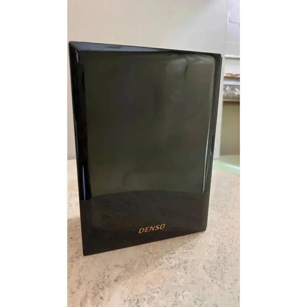 Denso Black Gold Floral Print Hinged Double Wall Bifold Folding Picture Frame ne